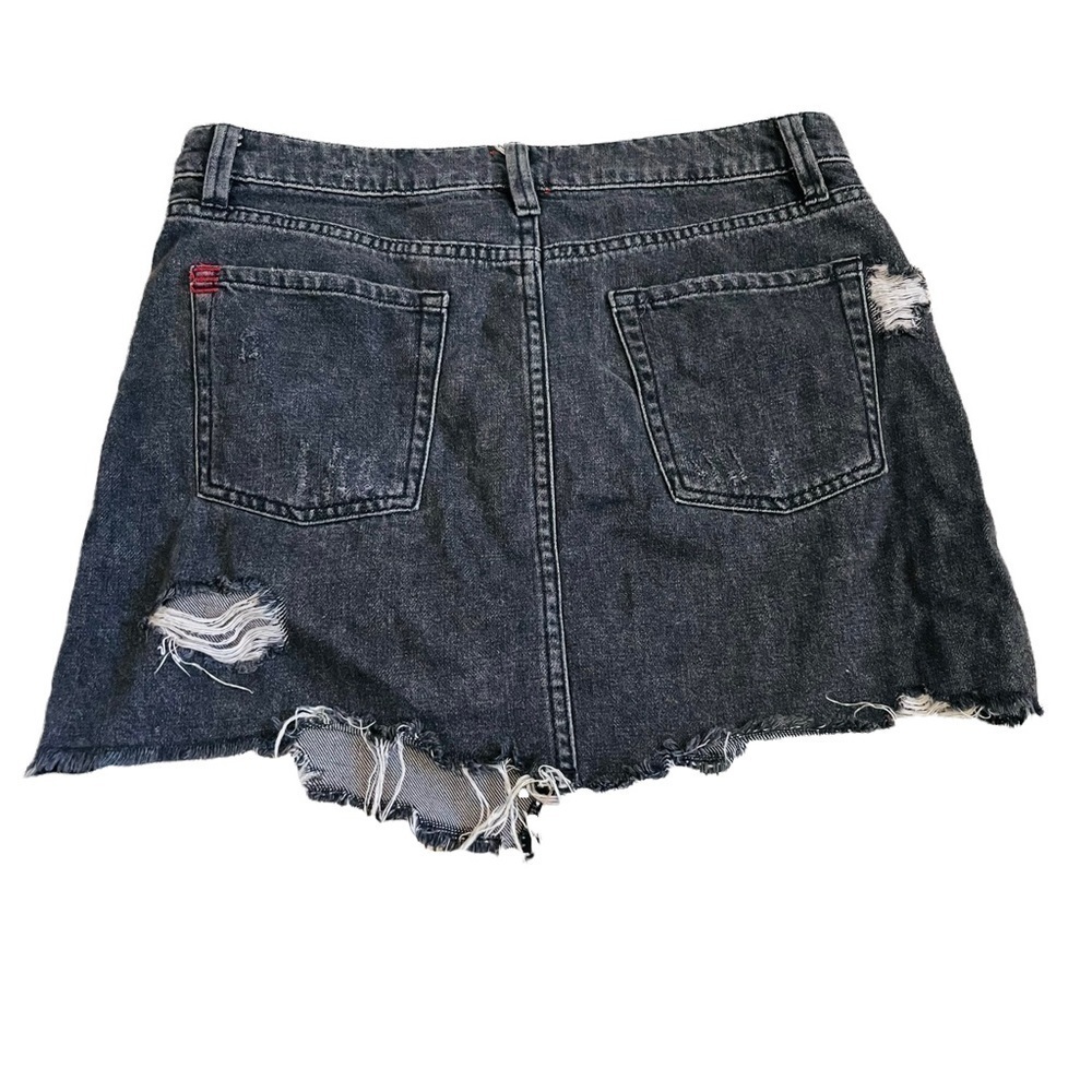 Bdg black distressed mini skirt - Picture 10 of 10